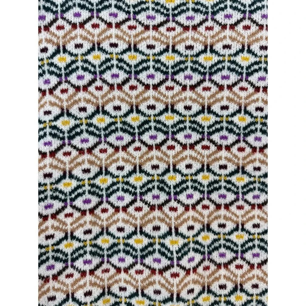 LOFT Multicolor Patterned Sweater - Picture 3 of 9
